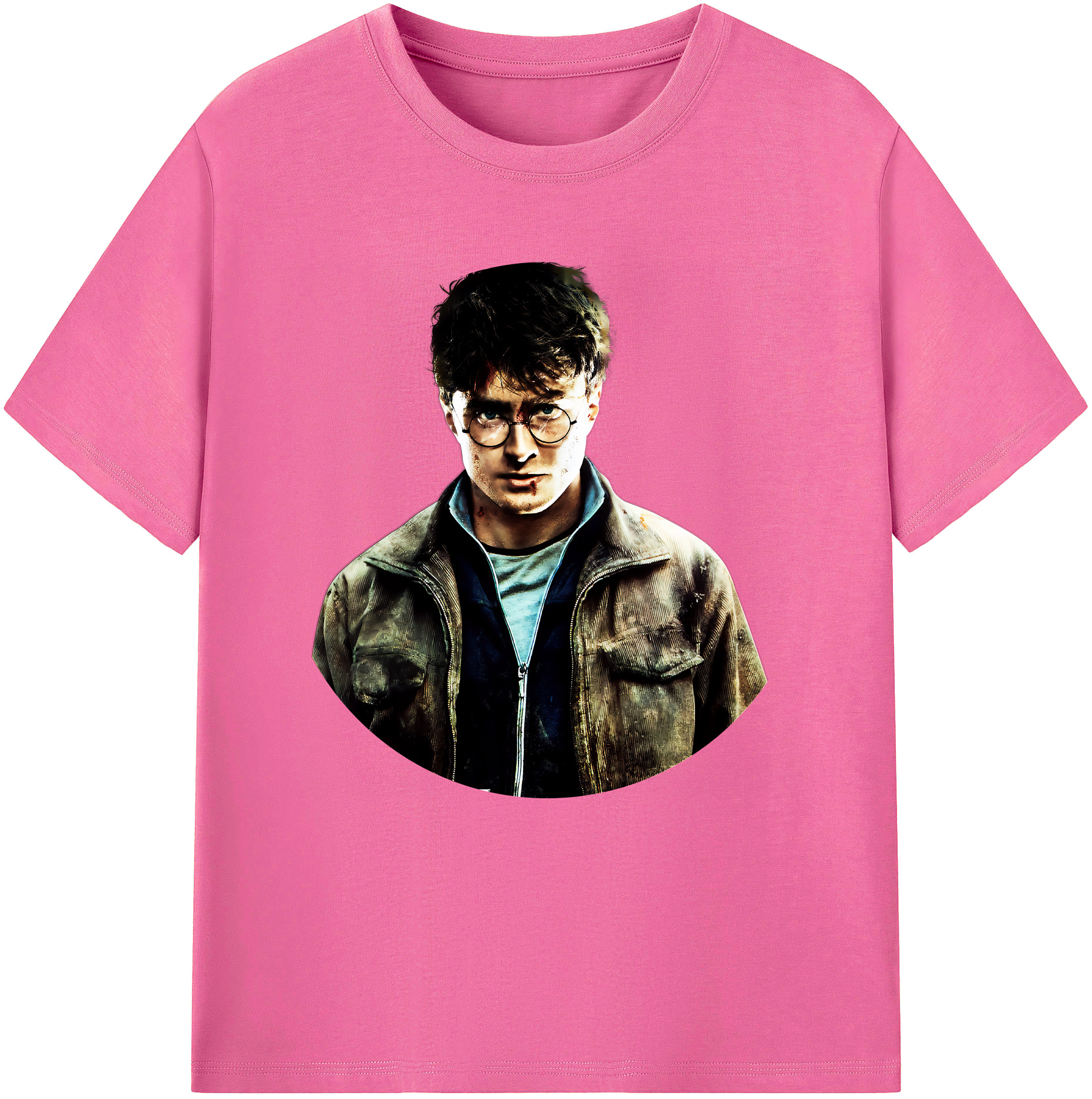 （画像用） Harry Potter ハリー・ポッターシリーズ レディースカジュアルプリントTシャツ（綿100％）